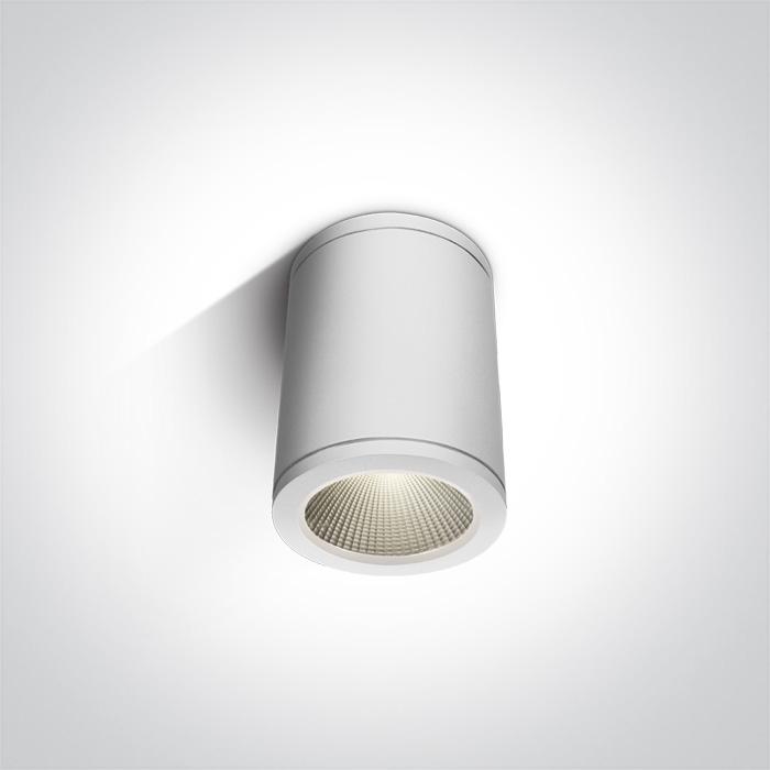 WHITE COB LED 6W WW IP54 100-240V.