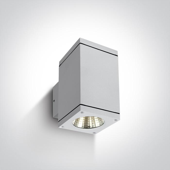 WHITE COB LED 2x6W WW IP54 230V.