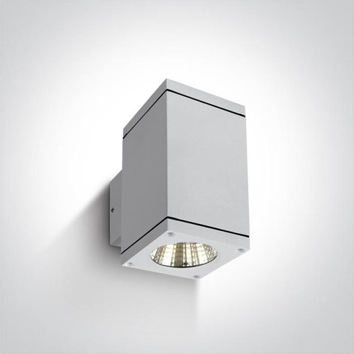 WHITE COB LED 2x6W WW IP54 230V.