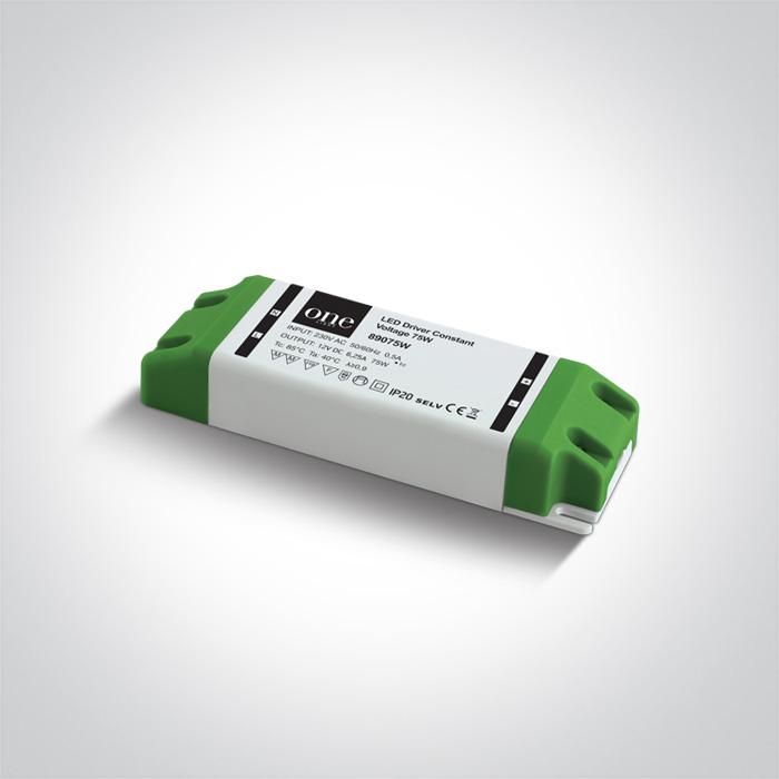 LED DRIVER 12v 0-75w INPUT 230v.
