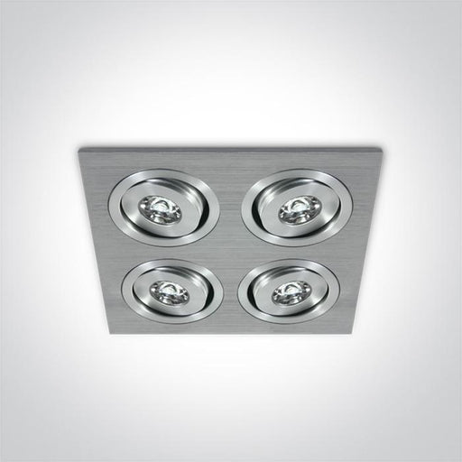 ALUMINIUM LED DL 4x1w 15d 350mA.