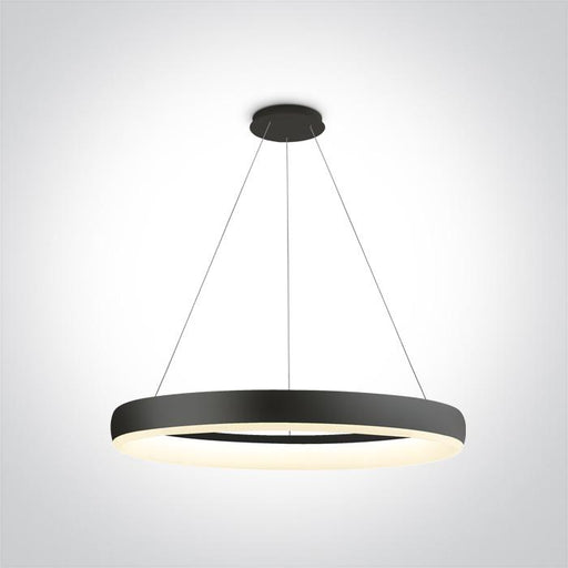 BLACK PENDANT LED 40W WW IP20 230V.