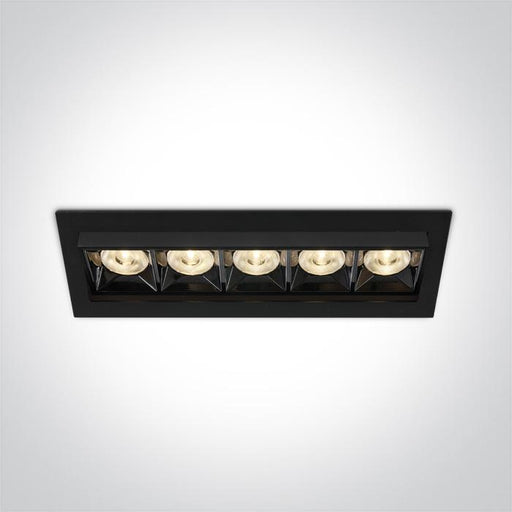 BLACK LED 20W WW 38deg IP20 230V.