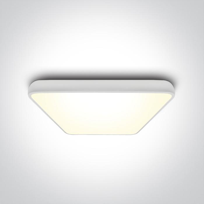 WHITE SQUARE PLAFO LED 62W WW IP20 230V.