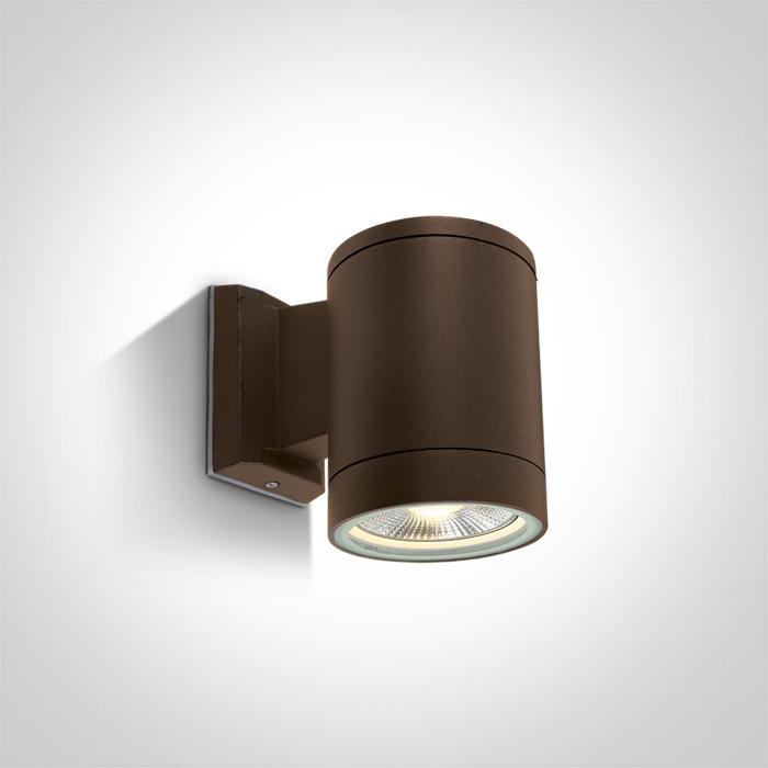 RUST BROWN WALL E27 PAR30 IP54.