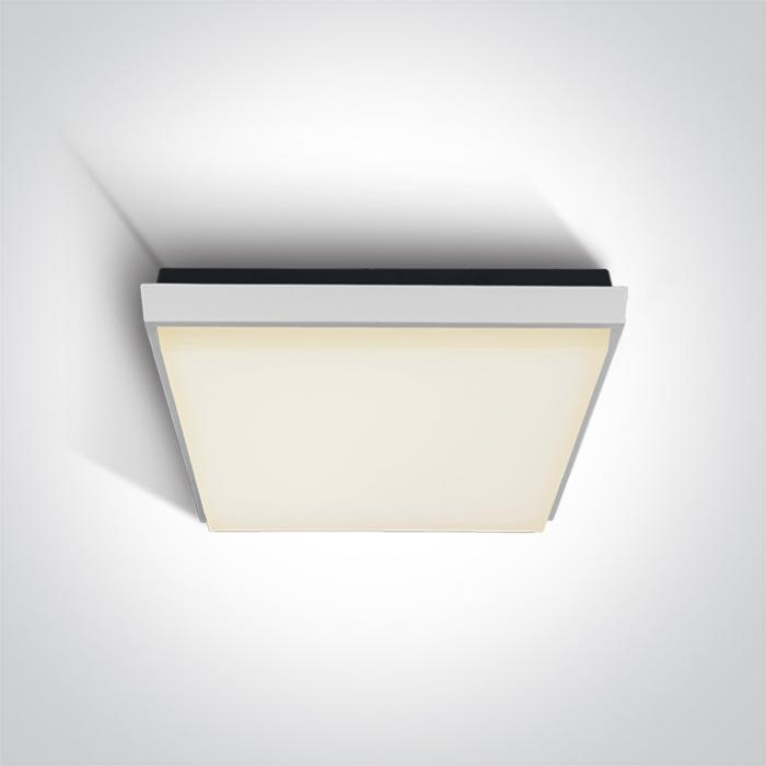 WHITE PLAFO LED 30W WW IP54 100-240V.