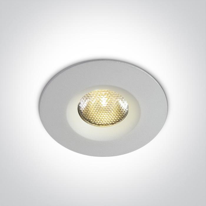 WHITE COB LED CW 3W 700mA IP65.