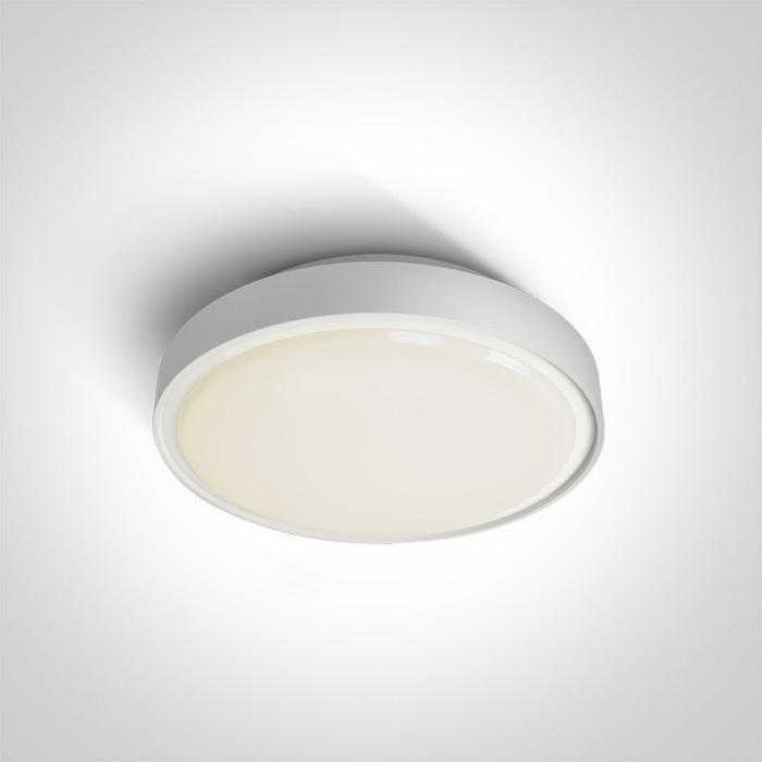 WHITE LED PLAFO 24w CW IP65 230v.