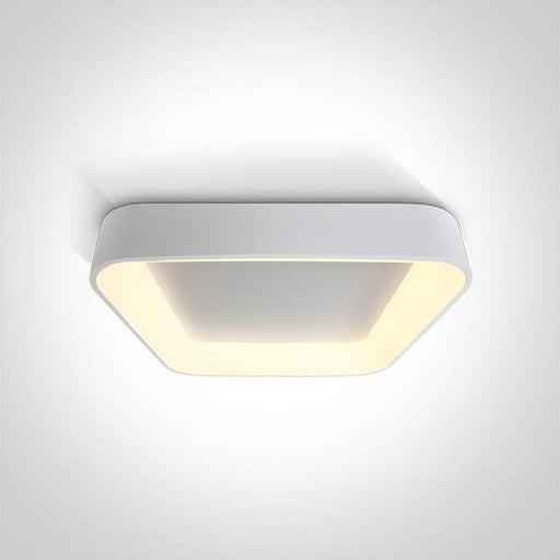 WHITE SQUARE PLAFO LED 50W WW IP20 230V.