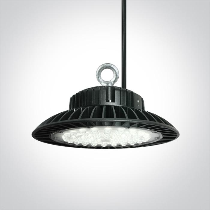 BLACK LED SMD 200W UFO CW IP65 230V.