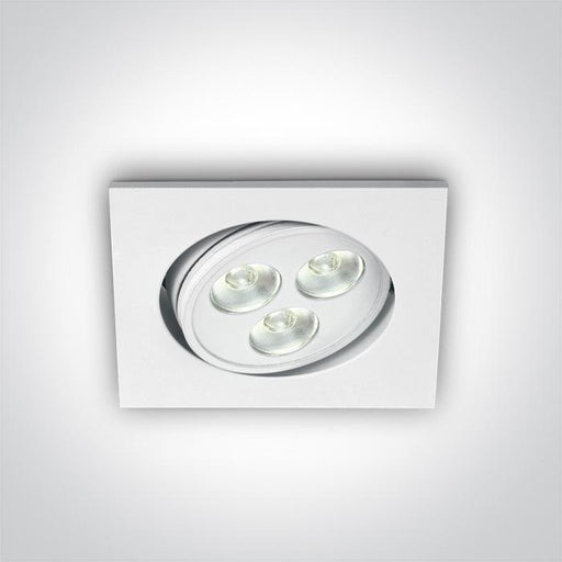 WHITE LED DL 3w 35d 350mA.