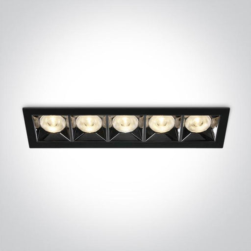 BLACK LED 20W WW 38deg IP20 230V.