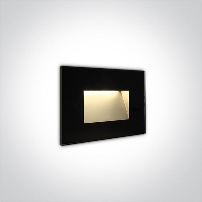 BLACK IP65 LED 3W WW 230V.