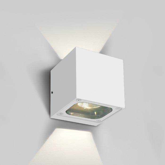 WHITE WALL LED 2X6W WW IP65 230V