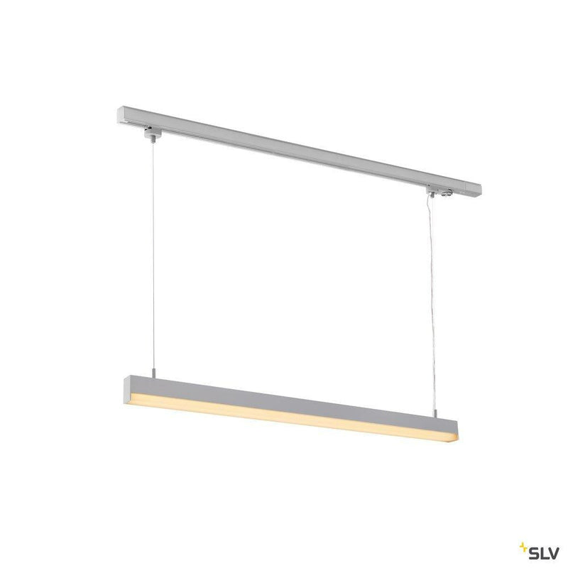 SIGHT TRACK, silver-grey, 3000K, 40W, incl. 3-circuit adapter