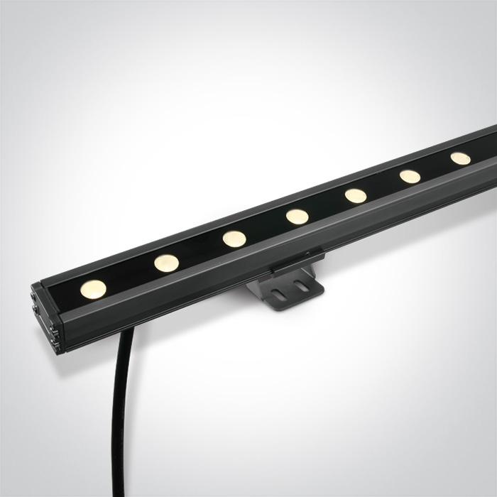 GREY LED 12x1w WW 20x60deg LENS IP66 24v DIMMABLE.