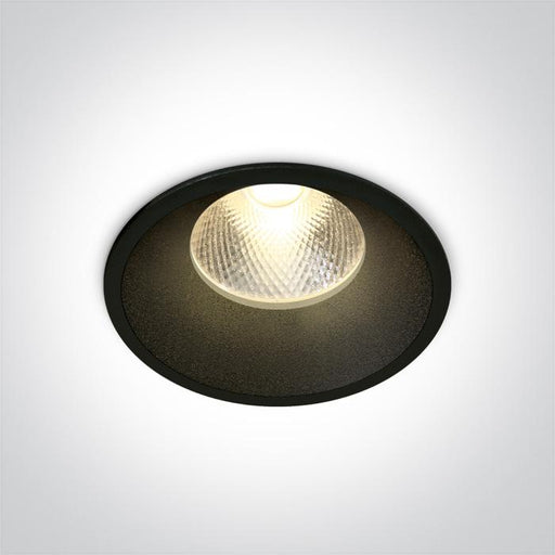 BLACK LED 12W 20deg WW IP20 230V DARK LIGHT.