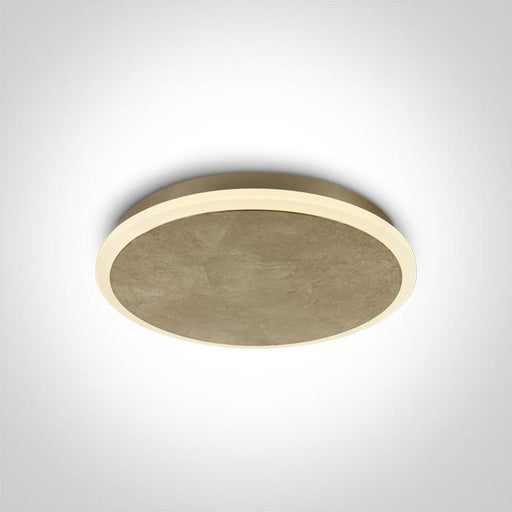 BRASS PLAFO LED 12W WW IP20 230V.