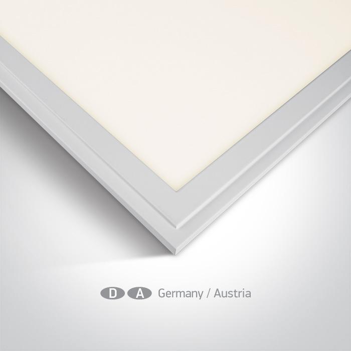 WHITE LED 40W CW 62x62 PANEL IP20 230v.