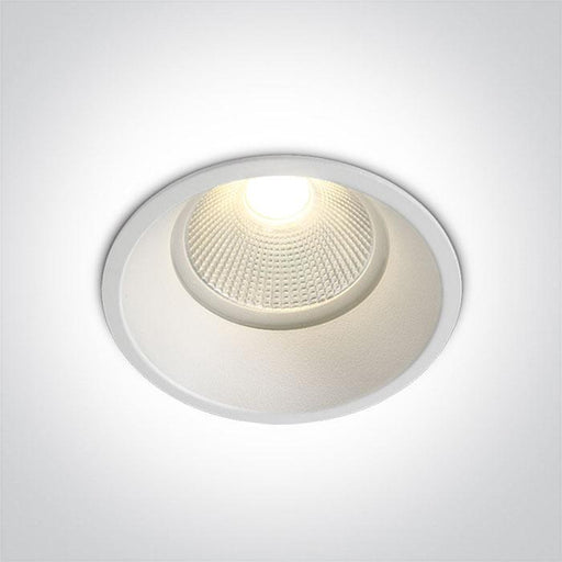 WHITE COB LED 12w CW 700mA 38deg IP65 SEMITRIMLESS.