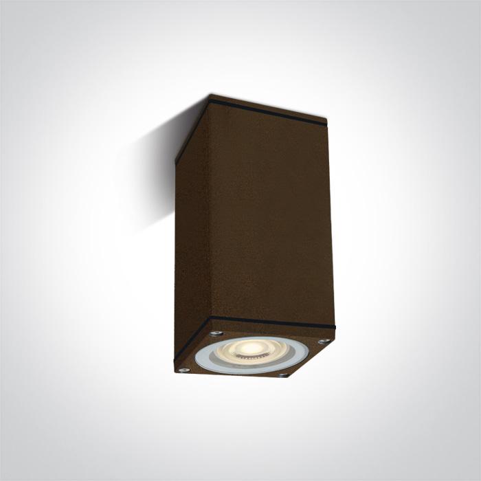 RUST BROWN CEILING GU10 10w IP54 100-240V