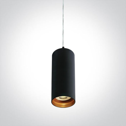 BLACK PENDANT GU10 10W DARK LIGHT.