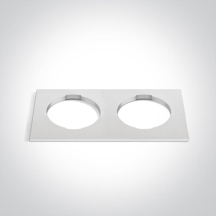 WHITE DECORATIVE BASE SQUARE DOUBLE FOR 10105H.