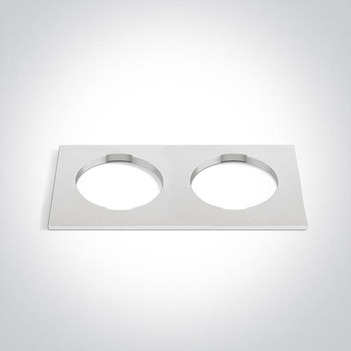 WHITE DECORATIVE BASE SQUARE DOUBLE FOR 10105H.
