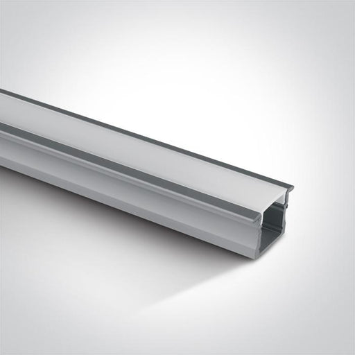 RECESSED PROFILE 2m + PC opal diffuser.