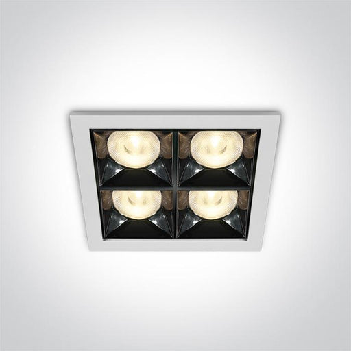 WHITE LED 16W WW 38deg IP20 230V.