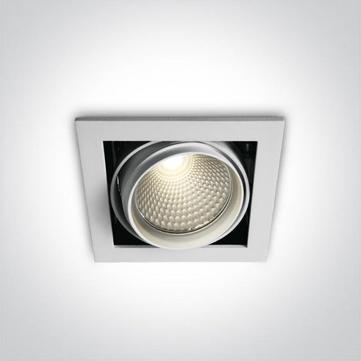 WHITE COB LED 20w CW 36d IP20 230v.