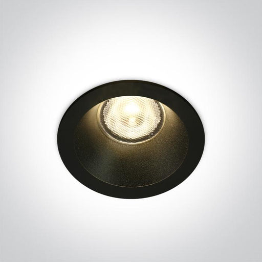 BLACK LED 7W WW 38deg IP65 700mA DARK LIGHT.