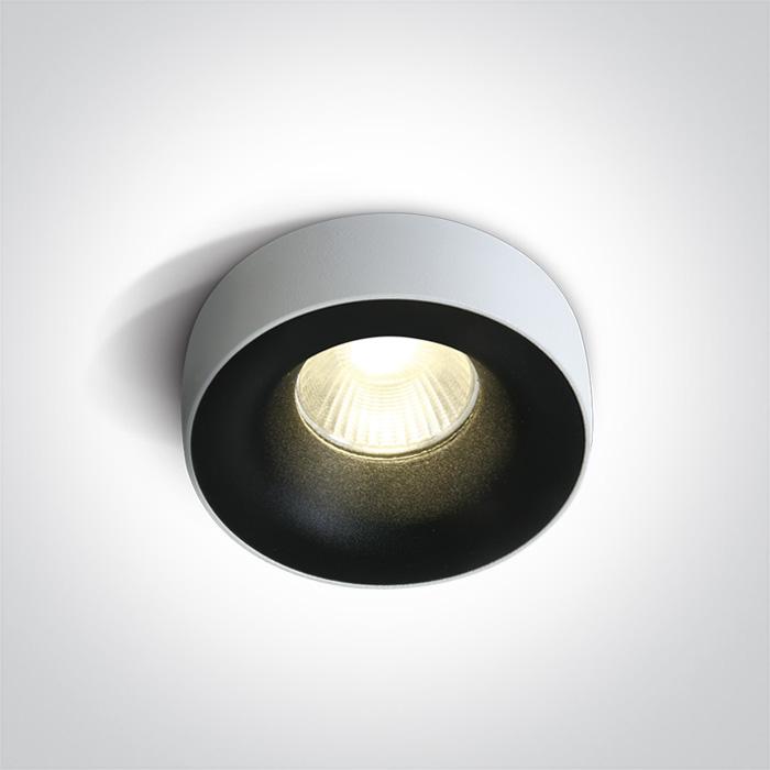 BLACK COB LED 12w WW 700mA 50deg DARK LIGHT.
