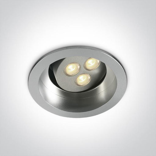 GREY LED 3w WW SEMI-TRIMLESS 350mA.