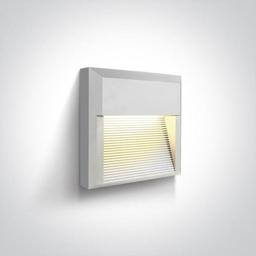 WHITE LED WALL LIGHT 8W WW DARK LIGHT IP65 230V.
