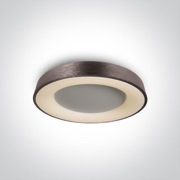 BRUSHED BROWN LED PLAFO 50W WW IP20 230V.