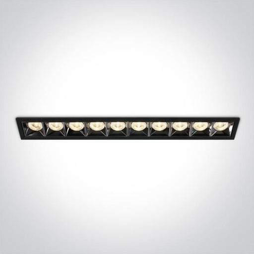 BLACK LED 40W WW 38deg IP20 230V.