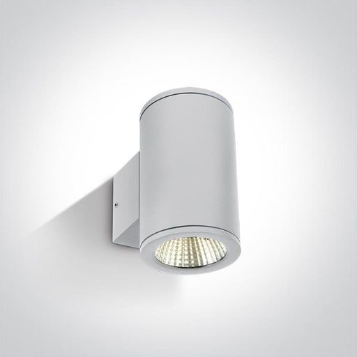 WHITE COB LED 2x6W WW IP54 230V.