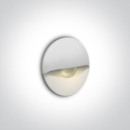 WHITE RECESSED 1W WW IP20 350mA DARK LIGHT.