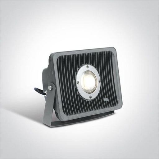 GREY FLOOD LIGHT COB LED 70W CW IP65 AC100-240V.