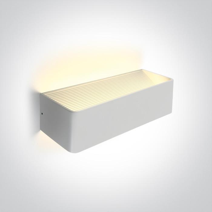 WHITE WALL LIGHT LED 12W WW IP20 230V.