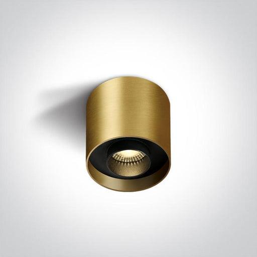 BRUSHED BRASS LED 8W WW IP20 230V DARK LIGHT.