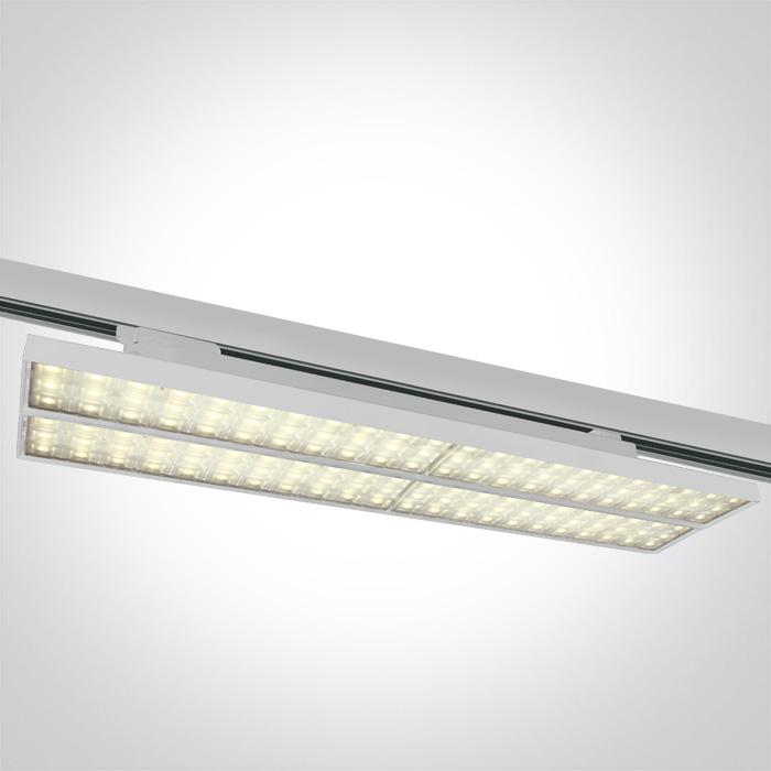 WHITE SMD LED 50W WW LINEAR TRACK LIGHT ADJUSTABLE 230V