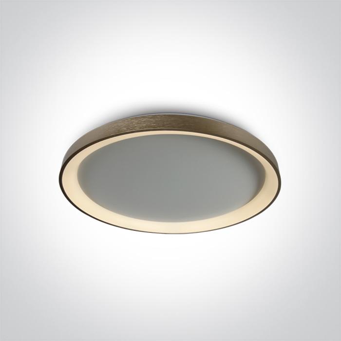 BRUSHED GOLD PLAFO LED 48W WW IP20 230V.