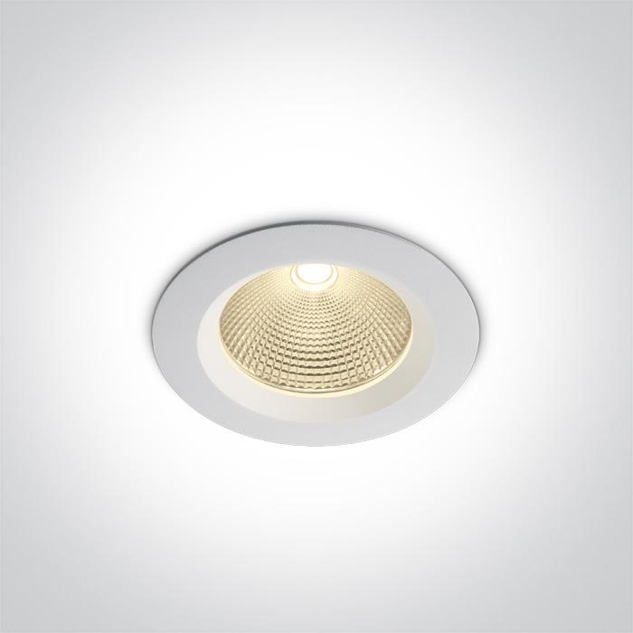 WHITE LED 10W WW IP20 60deg 230V.