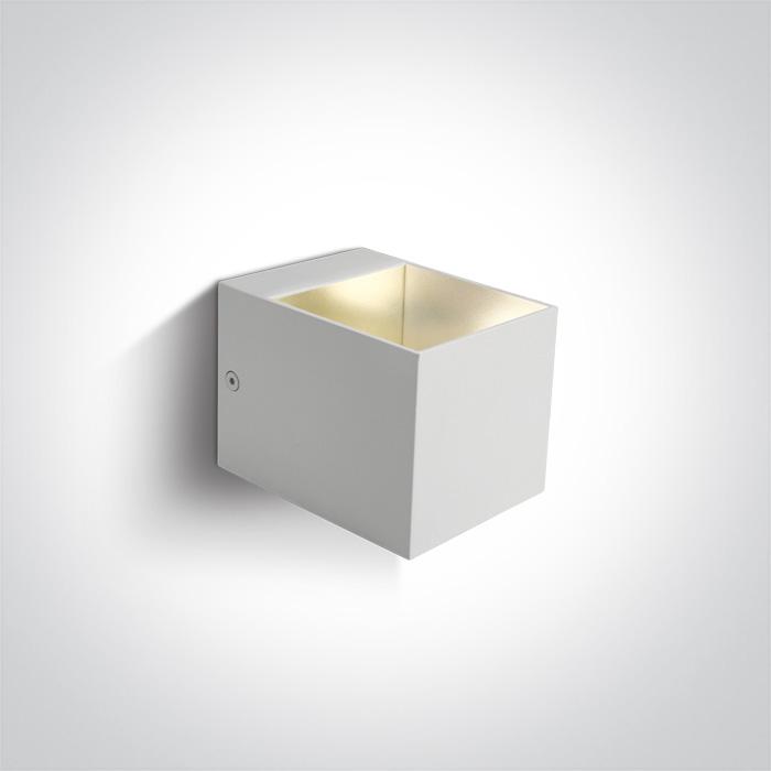 WHITE G9 30W WALL LIGHT.