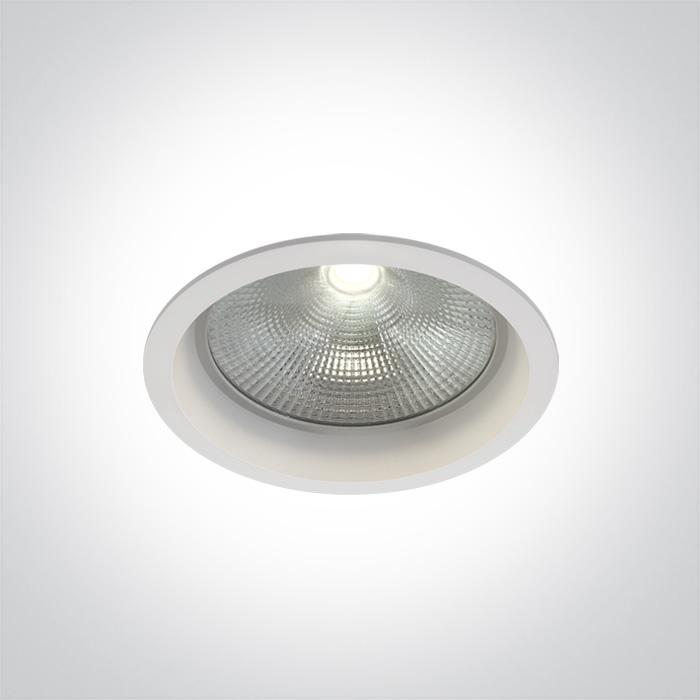 WHITE COB LED 15W CW + DRIVER 230V.