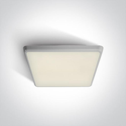 WHITE LED PLAFO 25W CW IP54 100-240V.