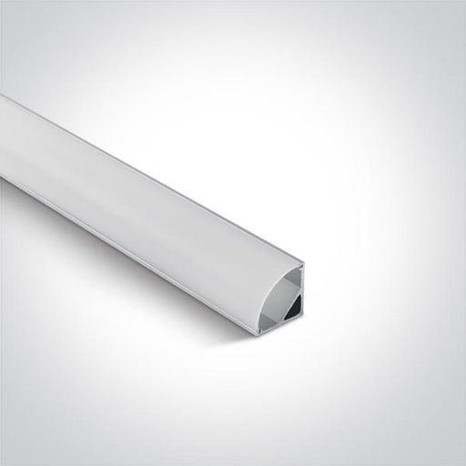 TRIANGLE PROFILE 2m FOR 10mm STRIPS + PC OPAL DIFF.