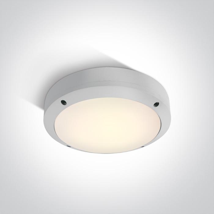 WHITE LED PLAFO 10W WW IP54 230V.